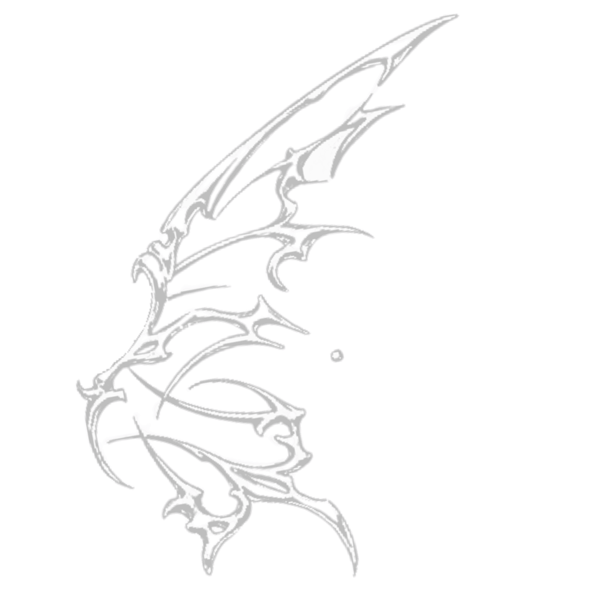 Decorative right wing from Briana Leigh Studio logo
